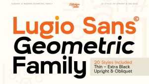 Lugio Sans Font › Fontesk