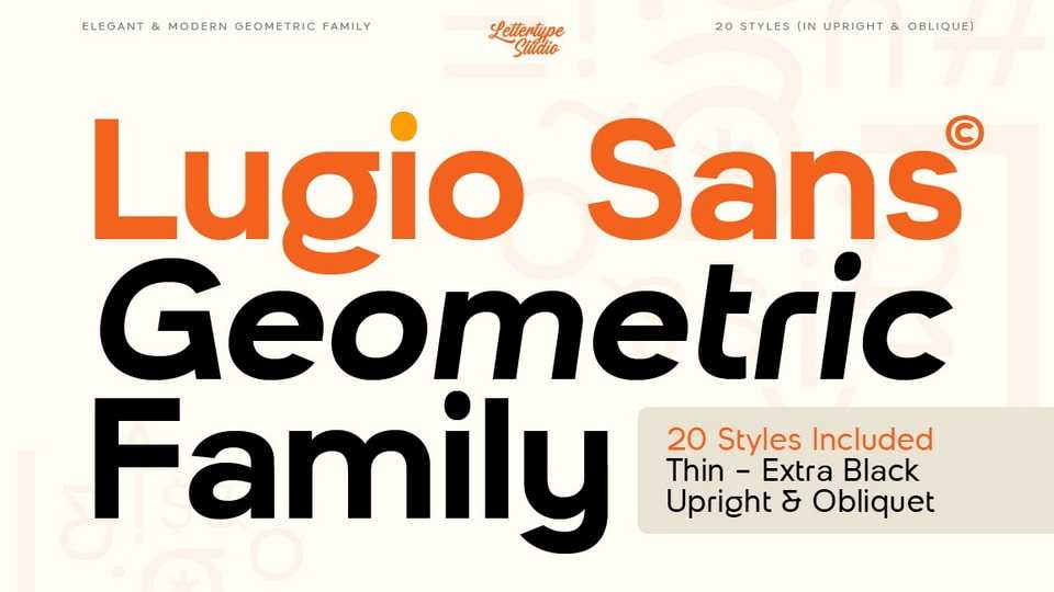 Lugio Sans Font › Fontesk