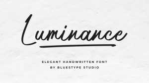 Luminance Font › Fontesk