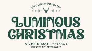 Luminous Christmas Font › Fontesk