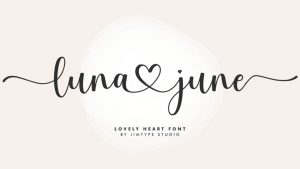 Luna June Font › Fontesk