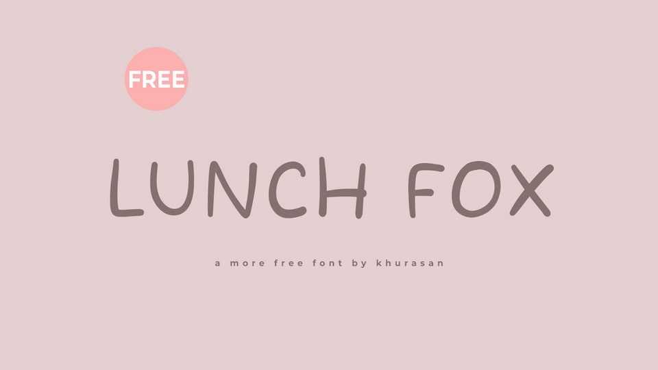 Lunch Fox Font › Fontesk