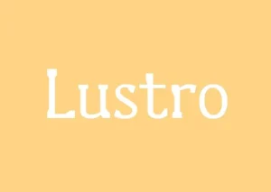 Lustro Font