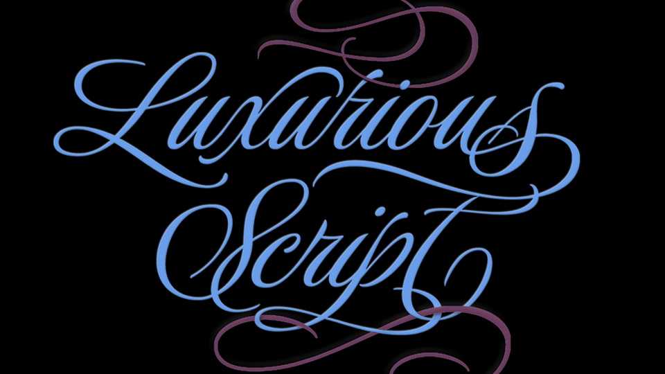 Luxurious Script Font › Fontesk