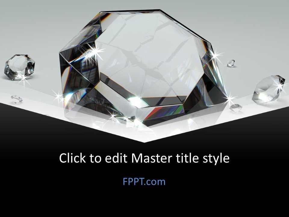 Luxury Diamond PowerPoint Template