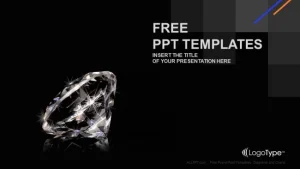 Luxury diamond PowerPoint Templates