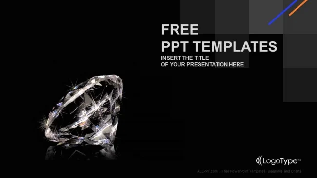 Luxury diamond PowerPoint Templates