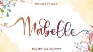 Mabelle Script Font › Fontesk