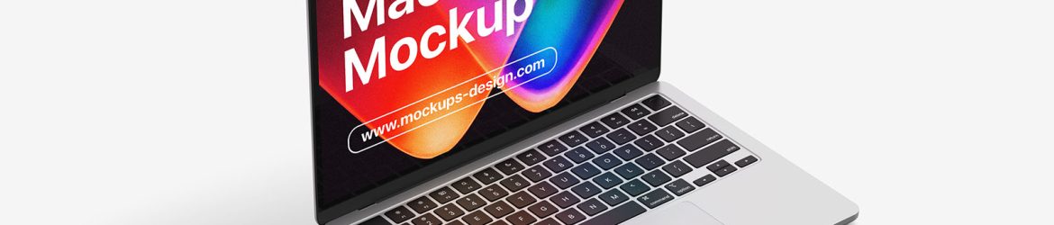 MacBook Air M2 mockup