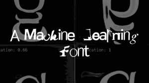 Machine Learning Font › Fontesk