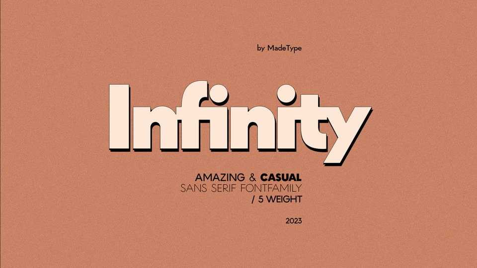 MADE Infinity Font Family › Fontesk