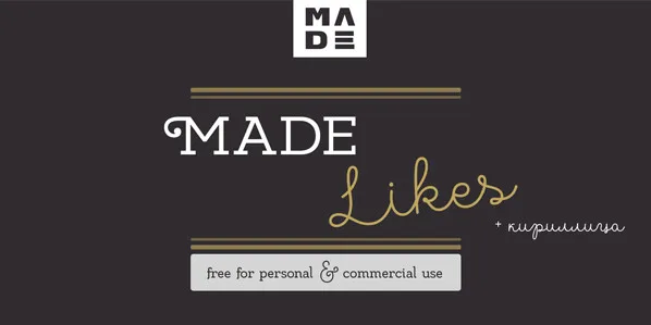 MADE Likes Font Family