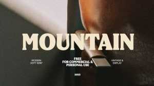 MADE Mountain Font › Fontesk