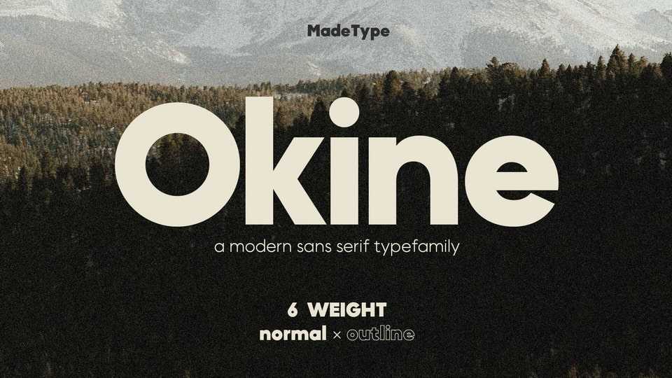 MADE Okine Sans Font › Fontesk