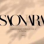 Made Saonara Serif Font - Fonte Grátis Made Saonara Serif Font