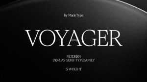 MADE Voyager Font › Fontesk