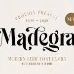 Madegra Serif Font