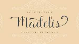Madelis Script Font › Fontesk