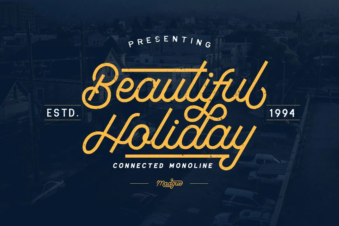 Madgue Script Font