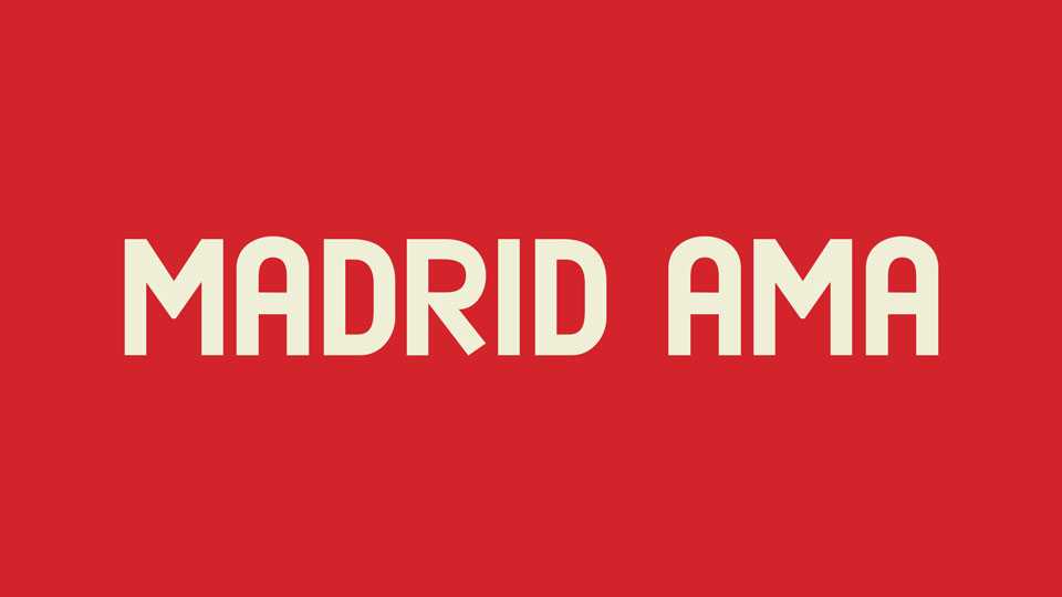 Madrid AMA Font › Fontesk