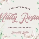 Mady Risaw Script Font