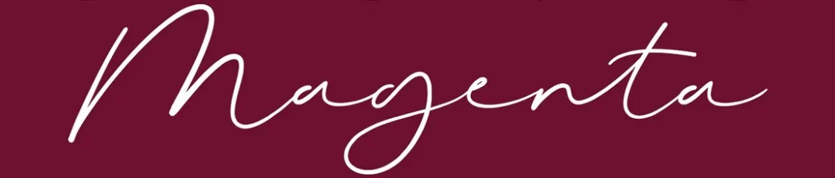 Magenta Signature Font