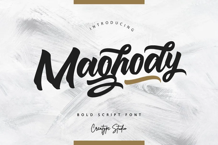 Maghody Bold Script Font