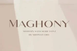 Maghony Sans Serif Font