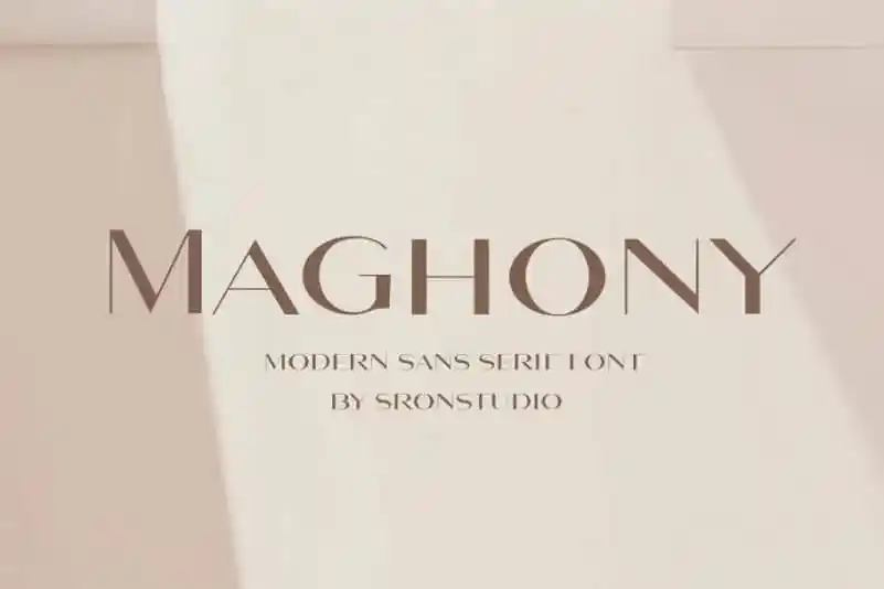 Maghony Sans Serif Font