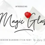 Magic Glass - Handwritten Font