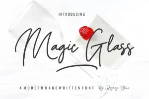 Magic Glass - Handwritten Font
