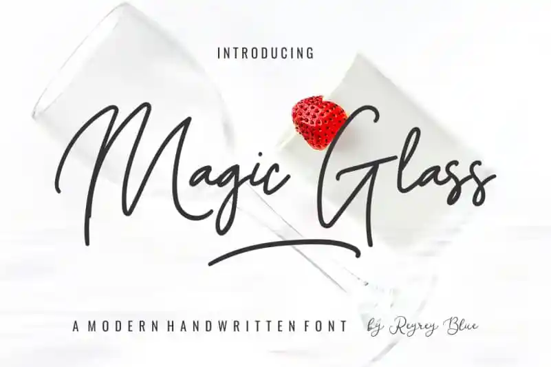Magic Glass - Handwritten Font