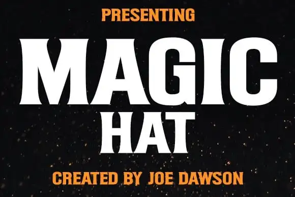 Magic Hat Display Font