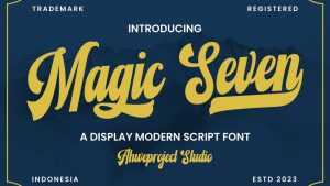 Magic Seven Font › Fontesk