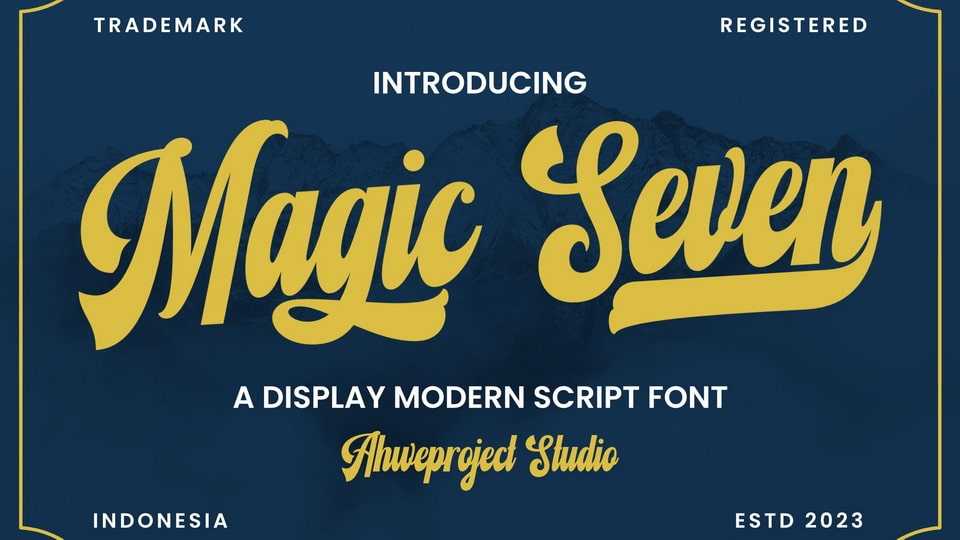 Magic Seven Font › Fontesk