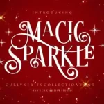 Magic Sparkle Display Font