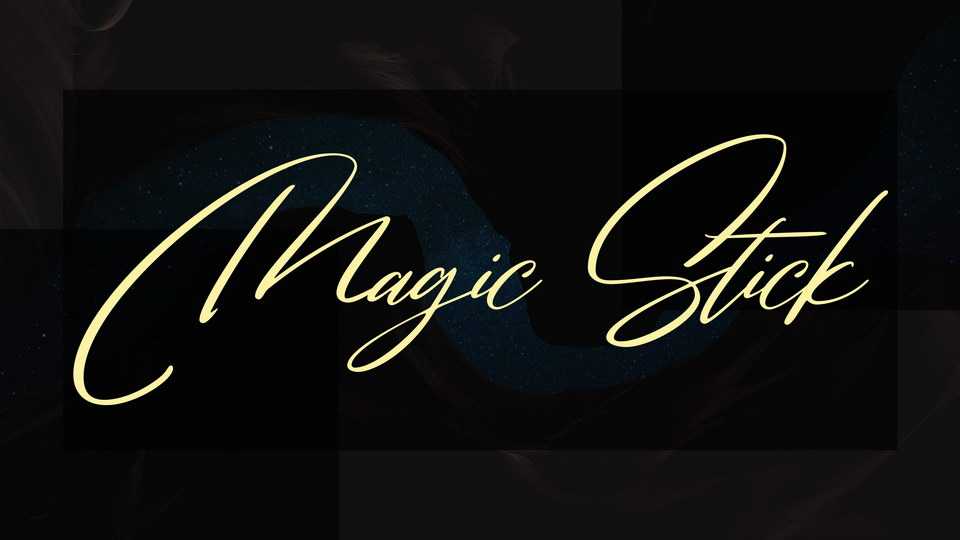 Magic Stick Script Font › Fontesk
