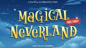 Magical Neverland Font › Fontesk