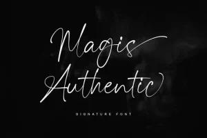 Magis Authentic Handwritten Font