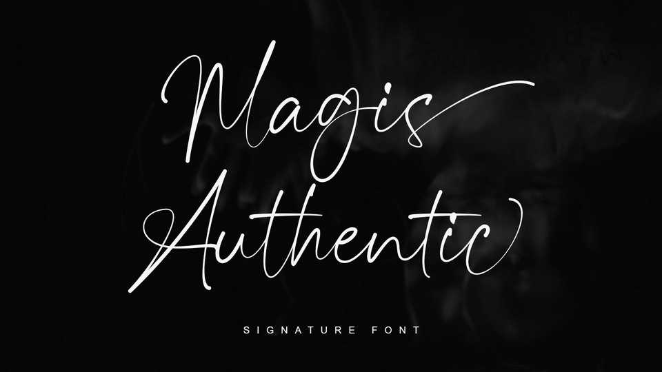 Magis Authentic Script Font › Fontesk