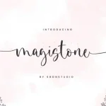 Magistone Calligraphy Font