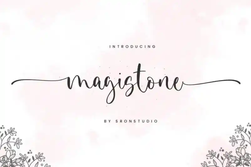 Magistone Calligraphy Font