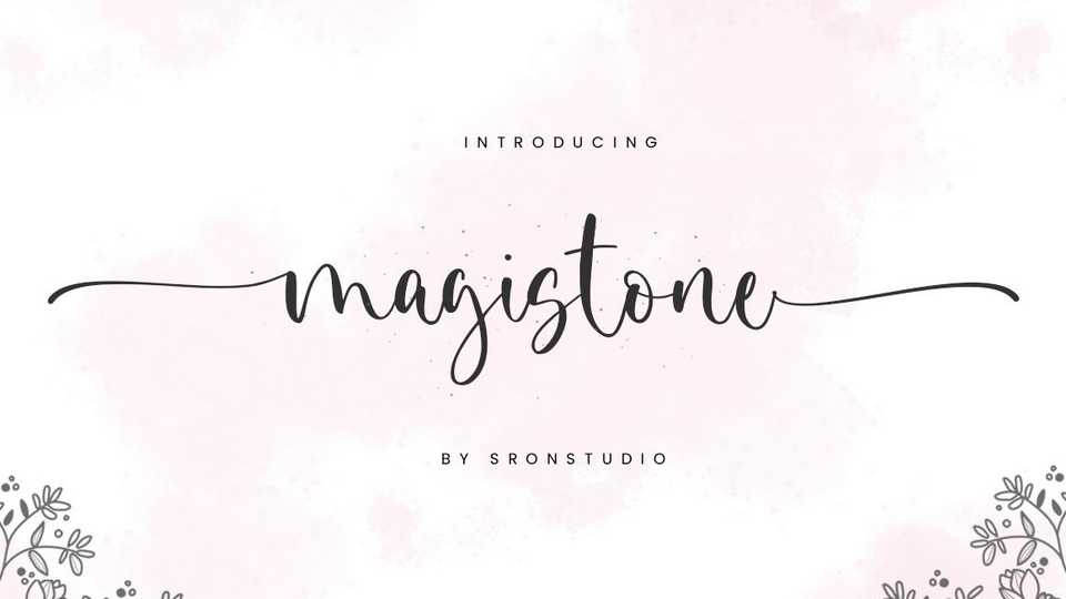Magistone Script Font › Fontesk