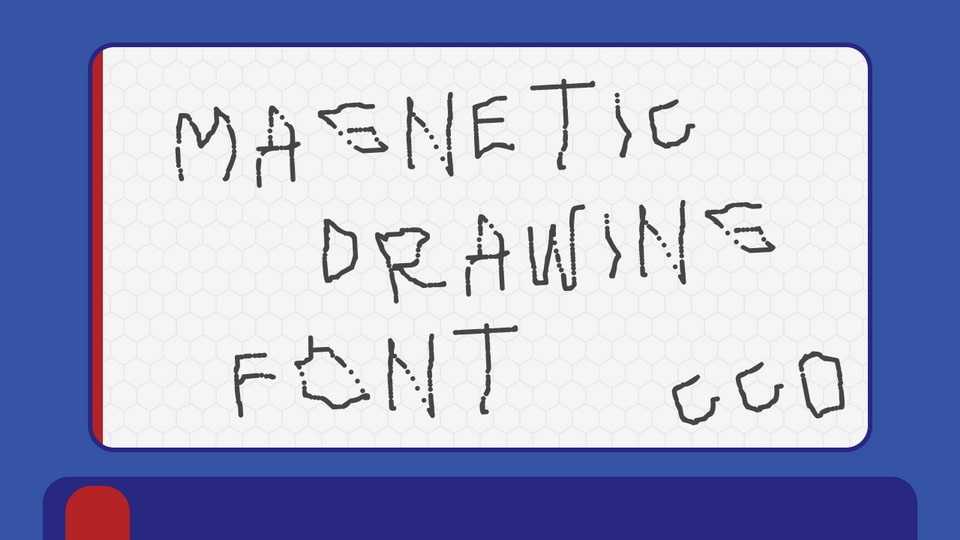 Magnetic Drawing Font › Fontesk