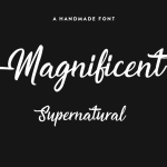 Magnificent Supernatural Font