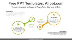 Magnifying glass PowerPoint Diagram Template