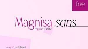 Magnisa Sans Font › Fontesk