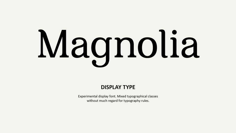 Magnolia Font › Fontesk