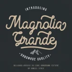 Magnolia Grande Font - Fonte Grátis Magnolia Grande Font