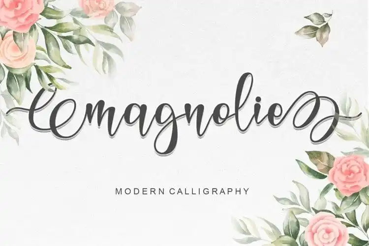 Magnolie Calligraphy Font